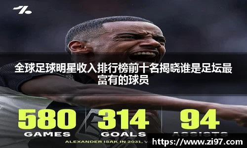 全球足球明星收入排行榜前十名揭晓谁是足坛最富有的球员